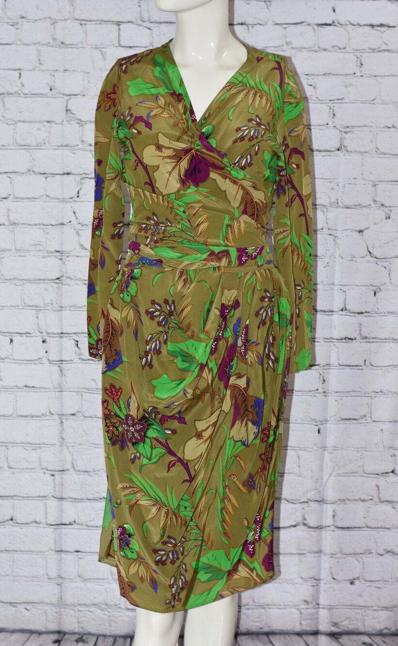 I MAGNIN Gianni Versace for Genny 80s Vintage Skirt & Blouse Set Size 40/4 NEW